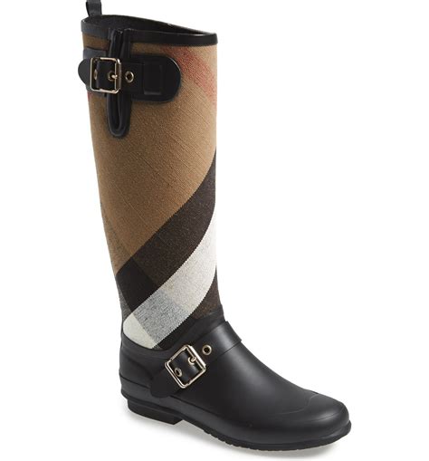 burberry birkback rain boots.